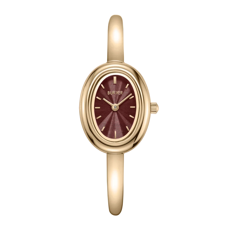 Diana Gold Burgundy