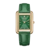 Olivia Gold Green Leather