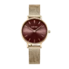 Ruby Petite Gold Burgundy Mesh